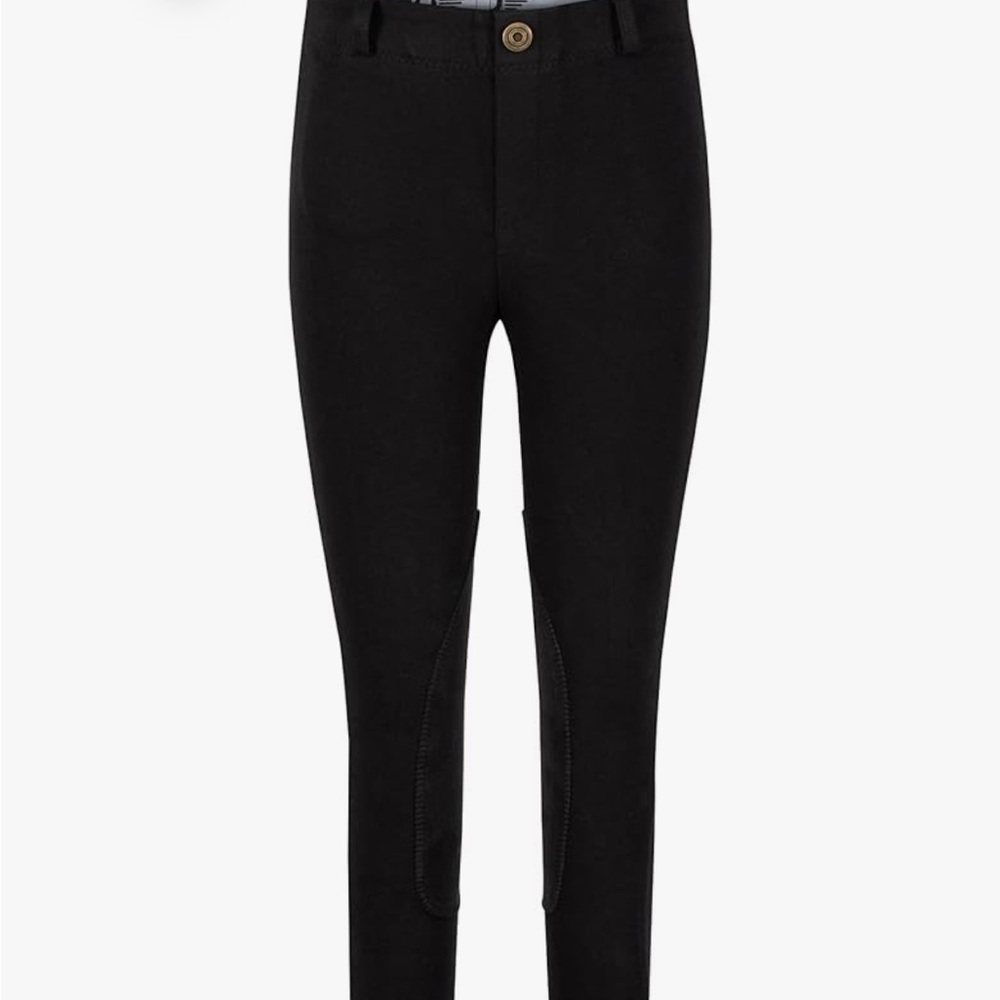 Tuff Rider Kids Black Pants horse back riding size 12